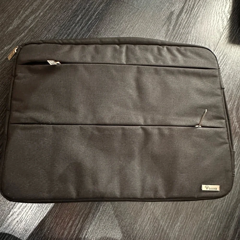 Black Laptop Bag Voova Padded Men or Women